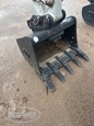 Used QC Bucket,Used Bucket in yard,Used Takeuchi Bucket,Front of used Takeuchi Bucket